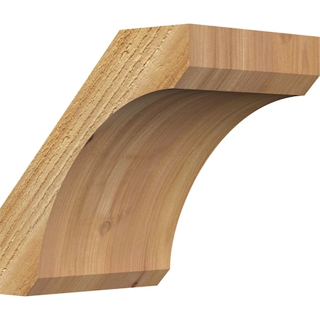 Ekena Millwork 6"W x 8"D x 8"H Legacy Rough Sawn Knee Brace, Western Red Cedar BRC06X08X08LEC00RWR